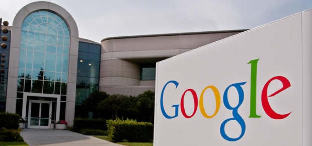 Fachada de la sede de Google en California