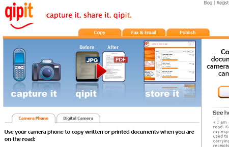 Qipit, captura documentos con tu móvil