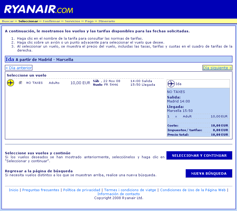 Vuelos baratos con Ryanair, a Euros - Republica.com