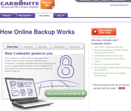 Carbonite, una opción de backup para Mac OS X