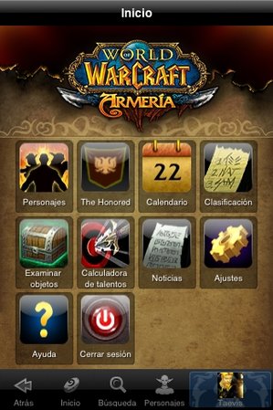 entrada Rodeado Oír de World of Warcraft: la armería móvil para iPhone y iPod Touch - Republica.com