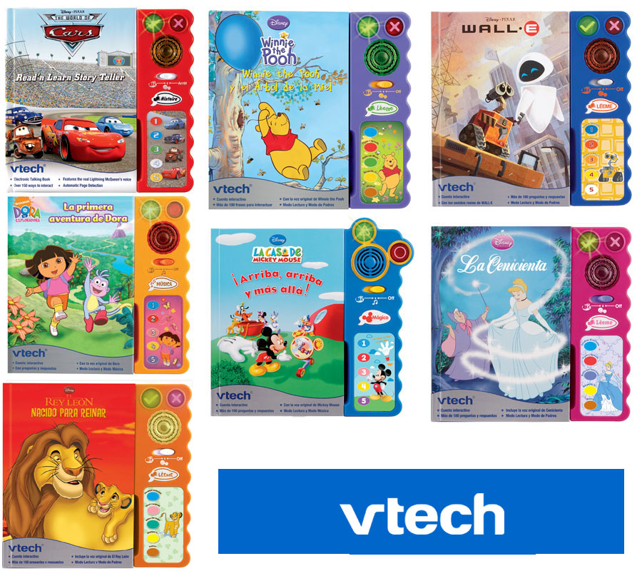 Libros infantiles interactivos de VTech 
