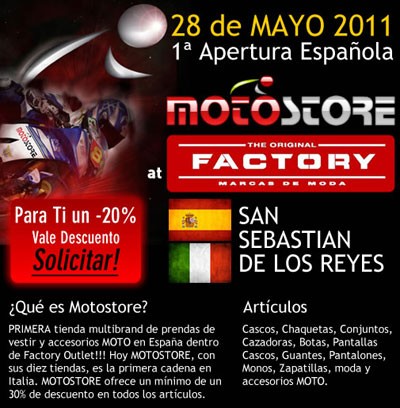 Motostore, el outlet de los accesorios motos aterriza en España con descuentos - Republica.com