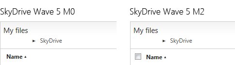 SkyDrive seleccion multiple de archivos