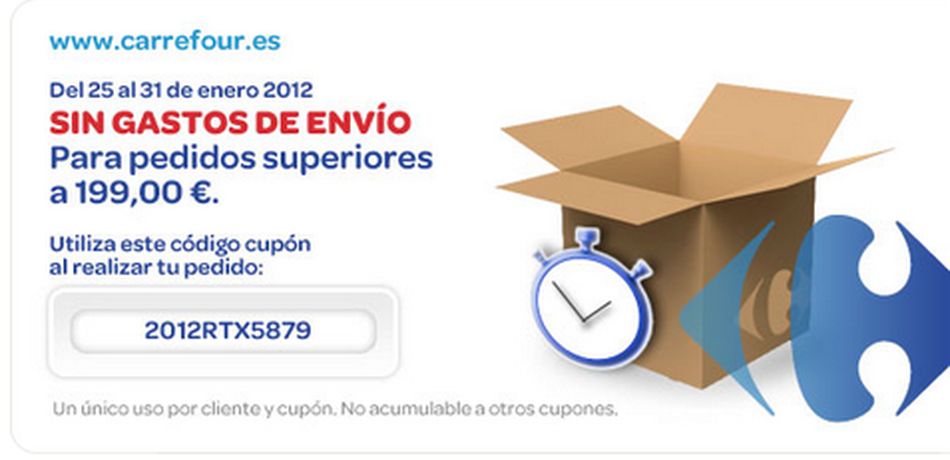 Carrefour ofrece envío gratuito pedidos grandes - Republica.com
