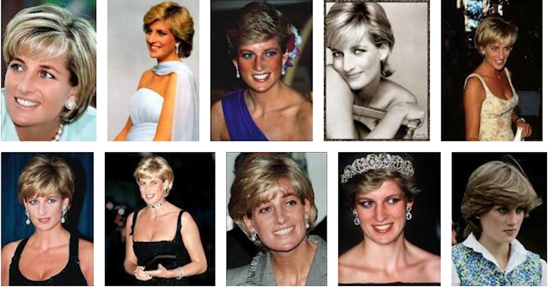 Peinados de la Princesa Diana  Republicacom