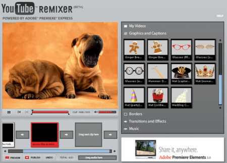 YouTube Remixer: Edita tus vídeos