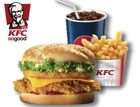 menu KFC