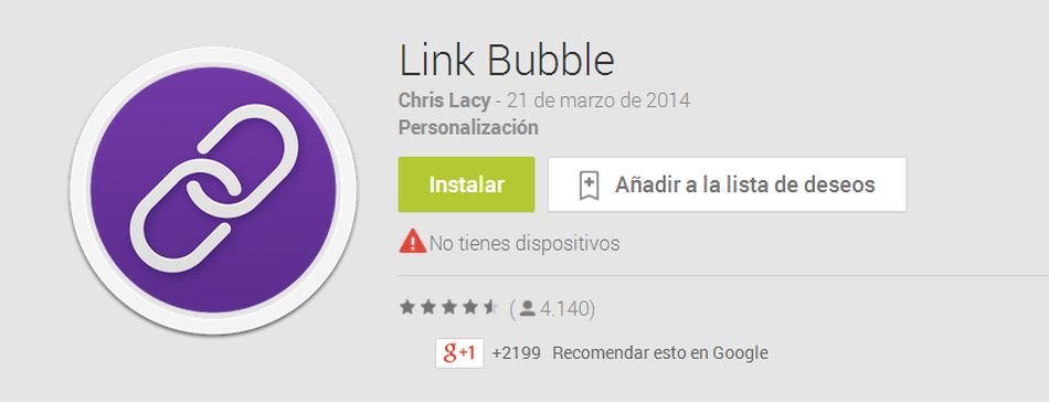 Link Bubble te permite abrir enlaces de manera cómoda desde el móvil