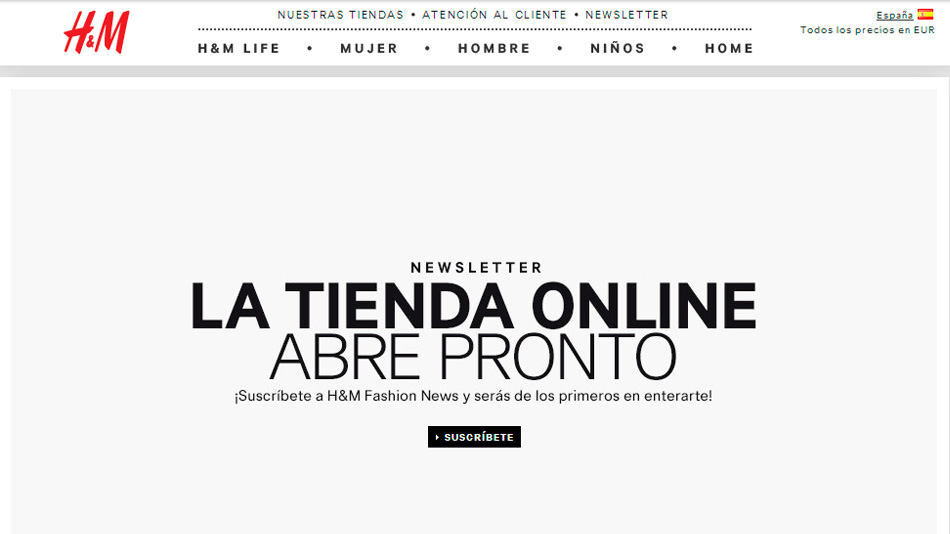 Altitud Disponible Discutir La tienda online de H&M estará operativa en España en otoño - Republica.com