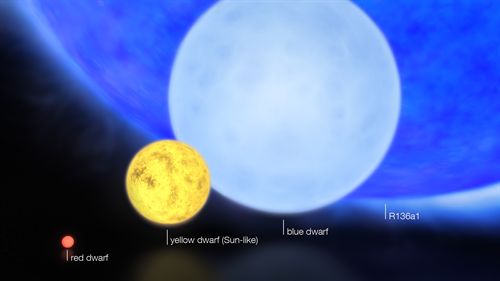 Descubren una estrella gigante que posee 320 veces la masa del Sol
