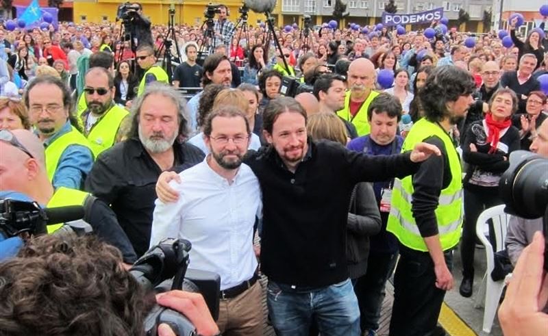 Pablo Iglesias: "Necesitamos esas agallas asturianas en toda España para reconquistar los derechos sociales"