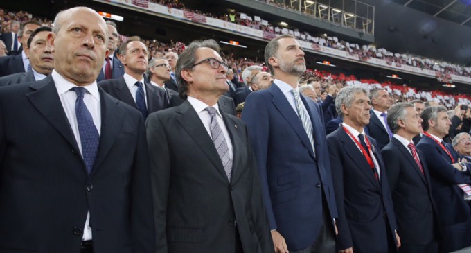 Antiviolencia propone multar a Barça, Athletic y la Federación por la sonora pitada al himno en la final de la Copa del Rey