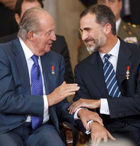 Juan Carlos I, molesto por no haber sido invitado al acto de homenaje a la democracia