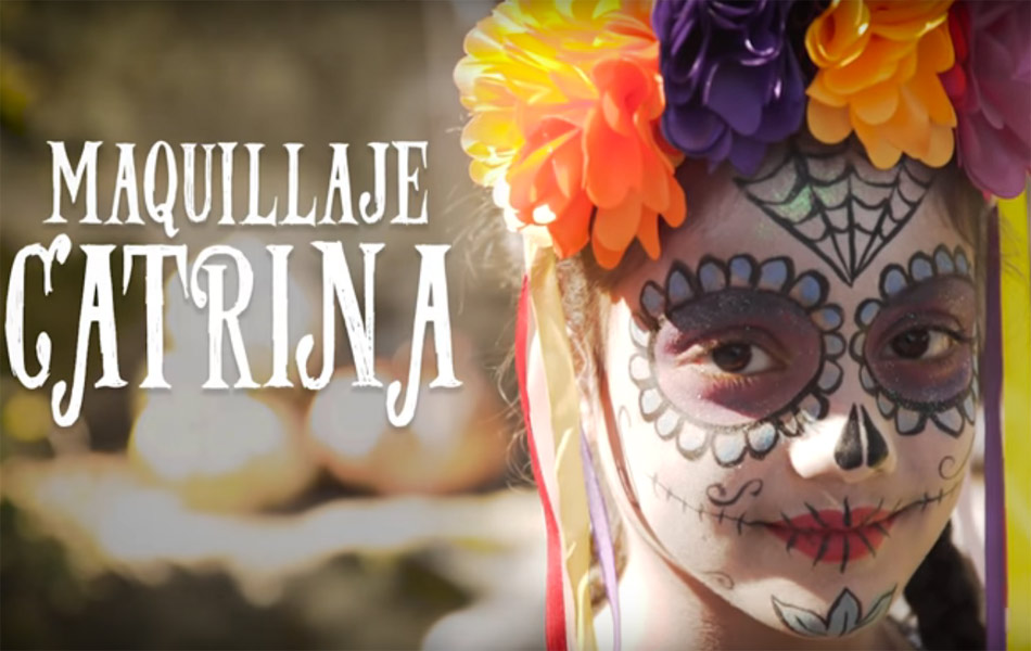 Vídeo] Maquillaje de la Catrina para Halloween 