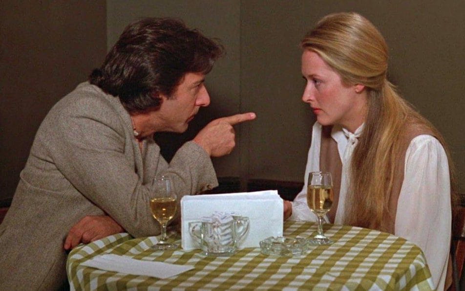 Hoffman y Streep, en una escena de la película 'Kramer contra Kramer', de 1979. | 