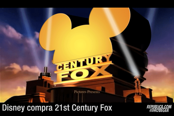 Disney compra 21st Century Fox.