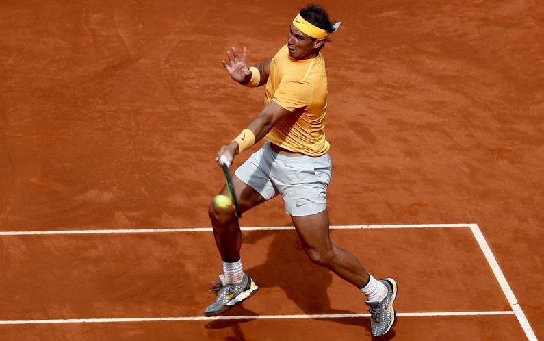 Nadal, infalible en su estreno en Madrid ante Monfils (6-3 y 6-1)