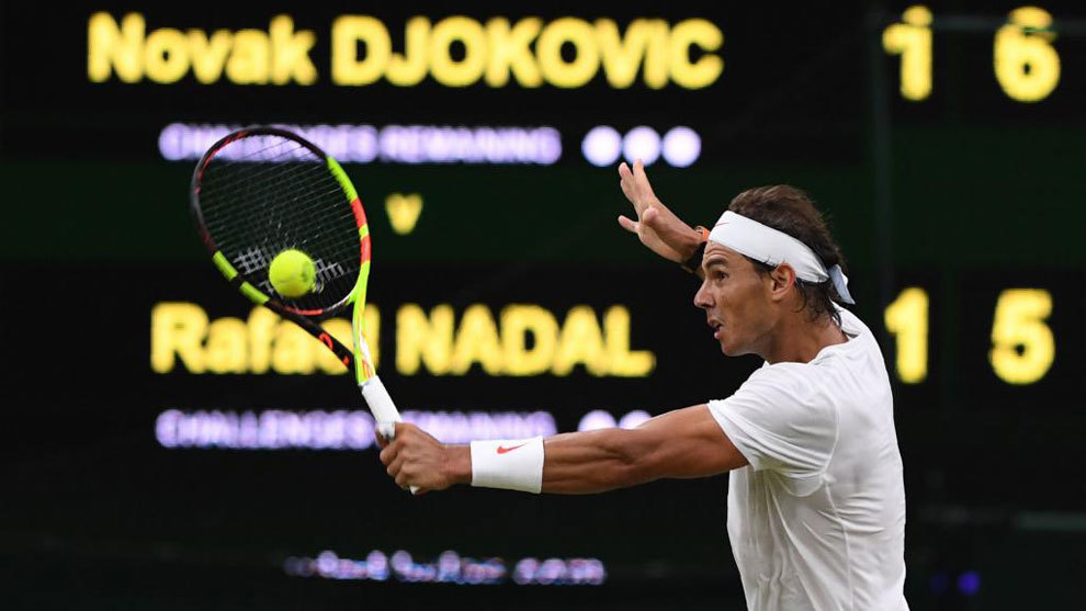 Nadal, obligado a remontar a Djokovic si quiere ir a la final de Wimbledon