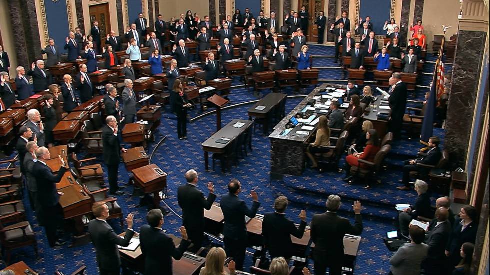 El Senado absuelve al expresidente Trump en su segundo juicio político