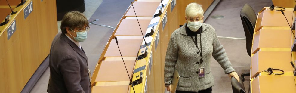 Nueva fractura en el Gobierno: Podemos vota en contra de levantar la inmunidad a Puigdemont en el PE