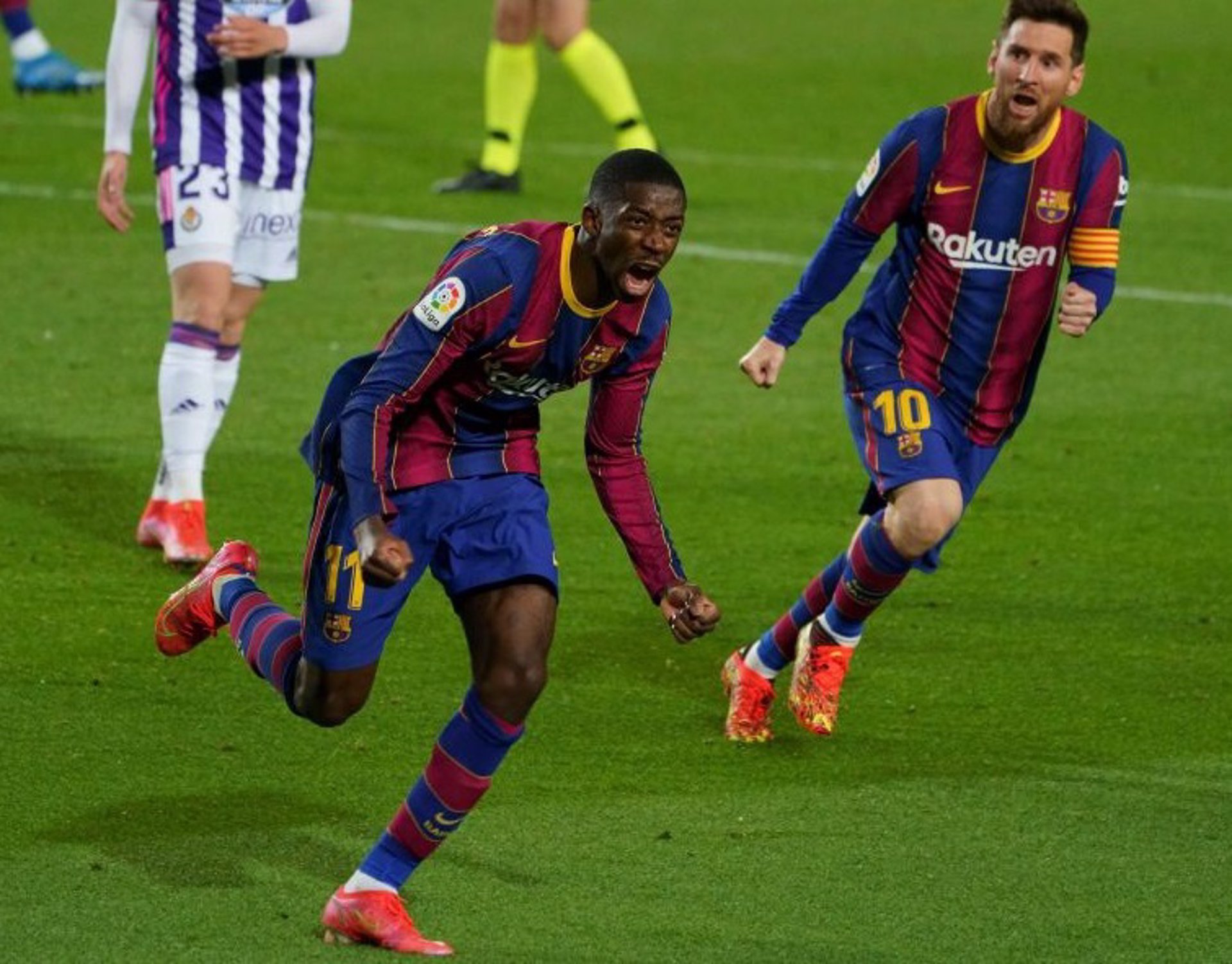 Dembélé rescata al Barça en el minuto 90 y pone la Liga en un puño
