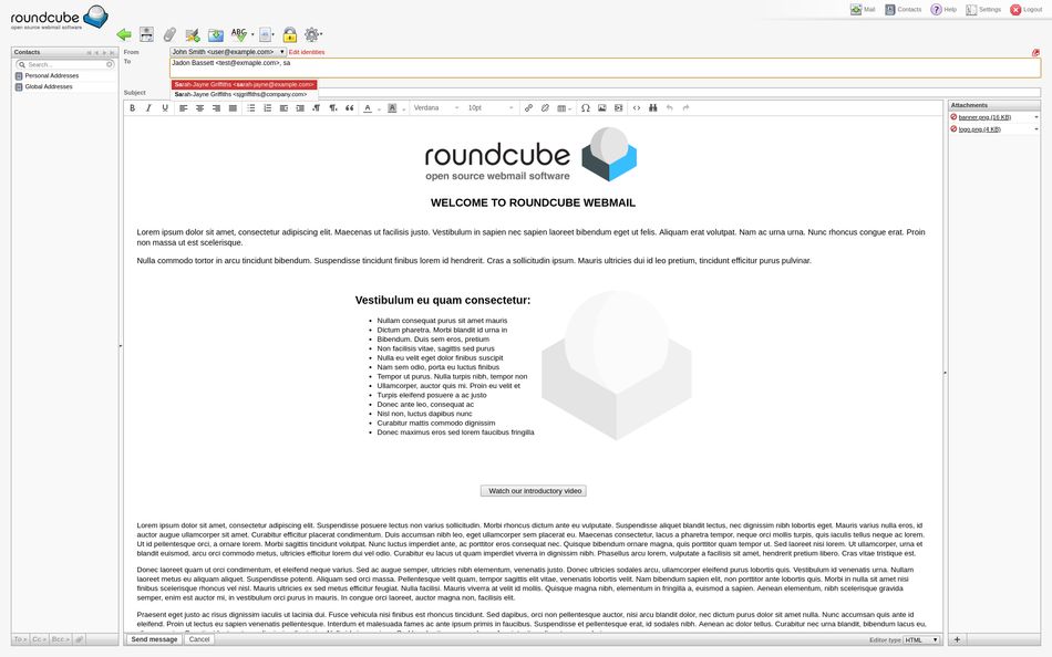 Roundcube Webmail para tu correo de dominio profesional