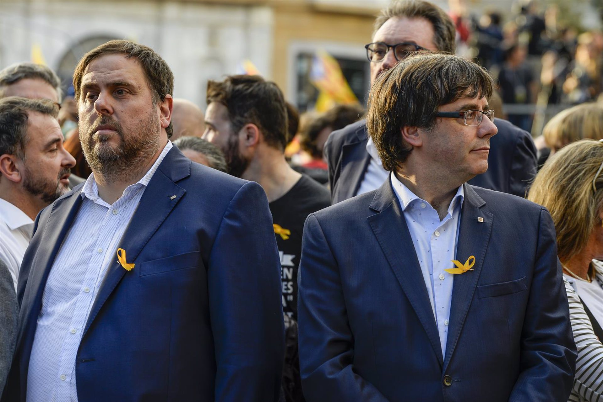Puigdemont y Junqueras se reencuentran este miércoles en Waterloo casi cuatro años después