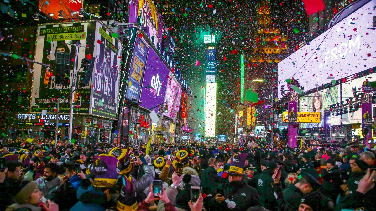 Vuelve la fiesta de fin de año a Times Square, pero solo para los vacunados