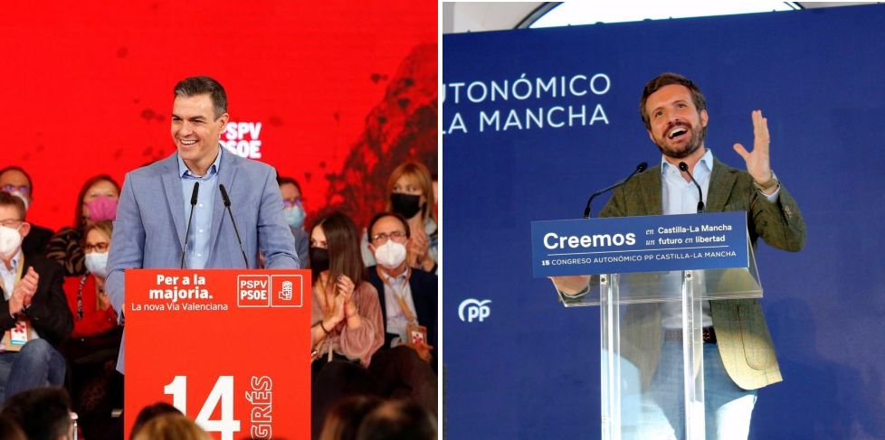 Sánchez acusa al PP de frenar la llegada a España de los Fondos UE y Casado pide unidad a su partido