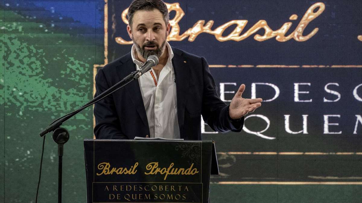 Abascal propone en Brasil una 'alianza de todos los patriotas del mundo'
