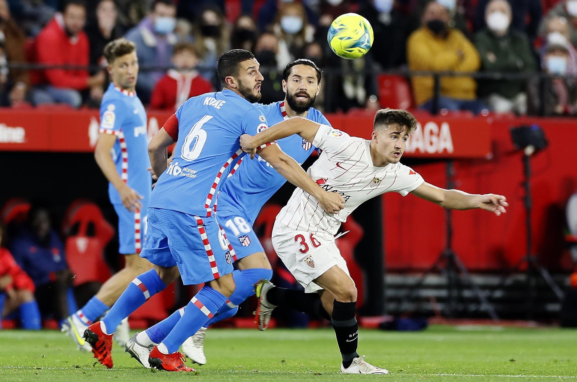 El Sevilla visita el Metropolitano con la necesidad de ganar para jugar Champions