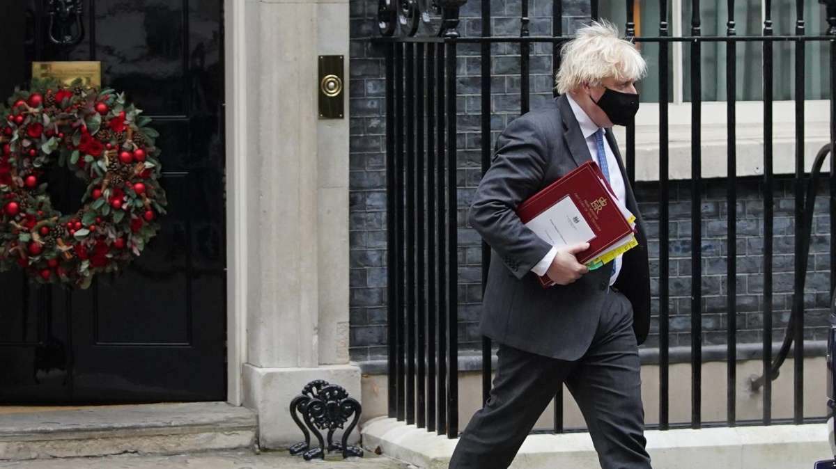 Boris Johnson en Downing Street