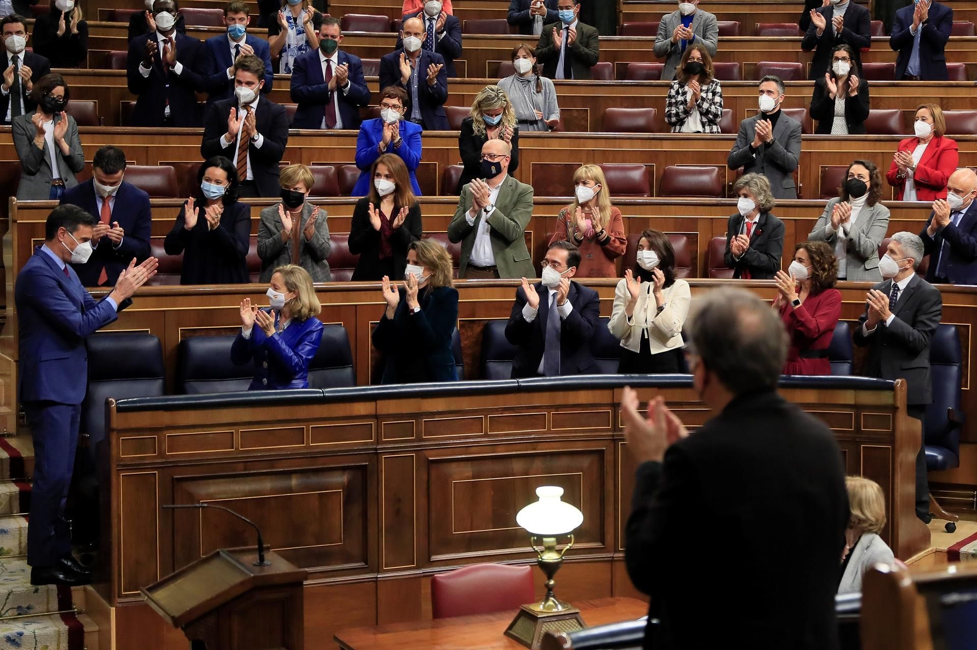 El Congreso aprueba los Presupuestos de 2022 que garantizan la legislatura a Sánchez