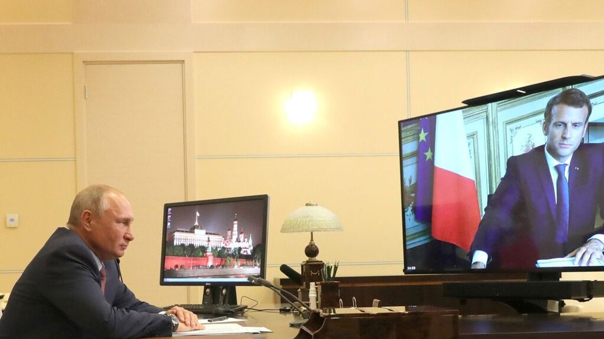 Macron y Putin hablan sobre la crisis en Ucrania