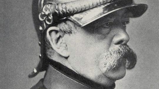 El canciller alemán Otto von Bismarck.