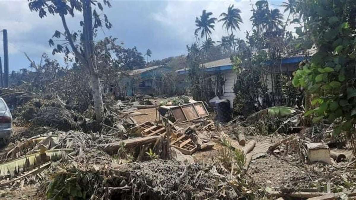 La ayuda internacional llega a Tonga una semana después del tsunami