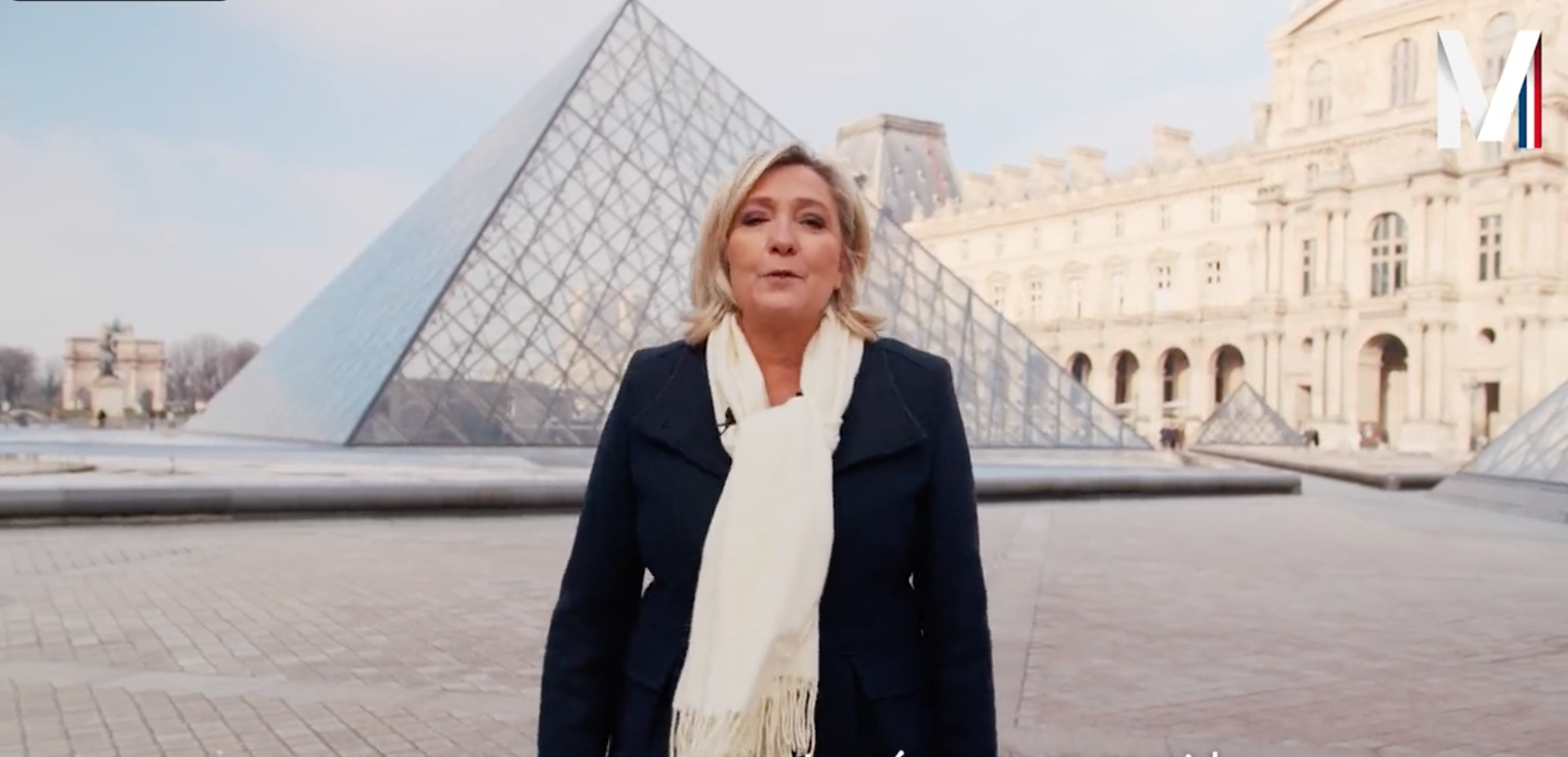 El Louvre pide a Marine Le Pen que retire el vídeo de su campaña con el museo de fondo