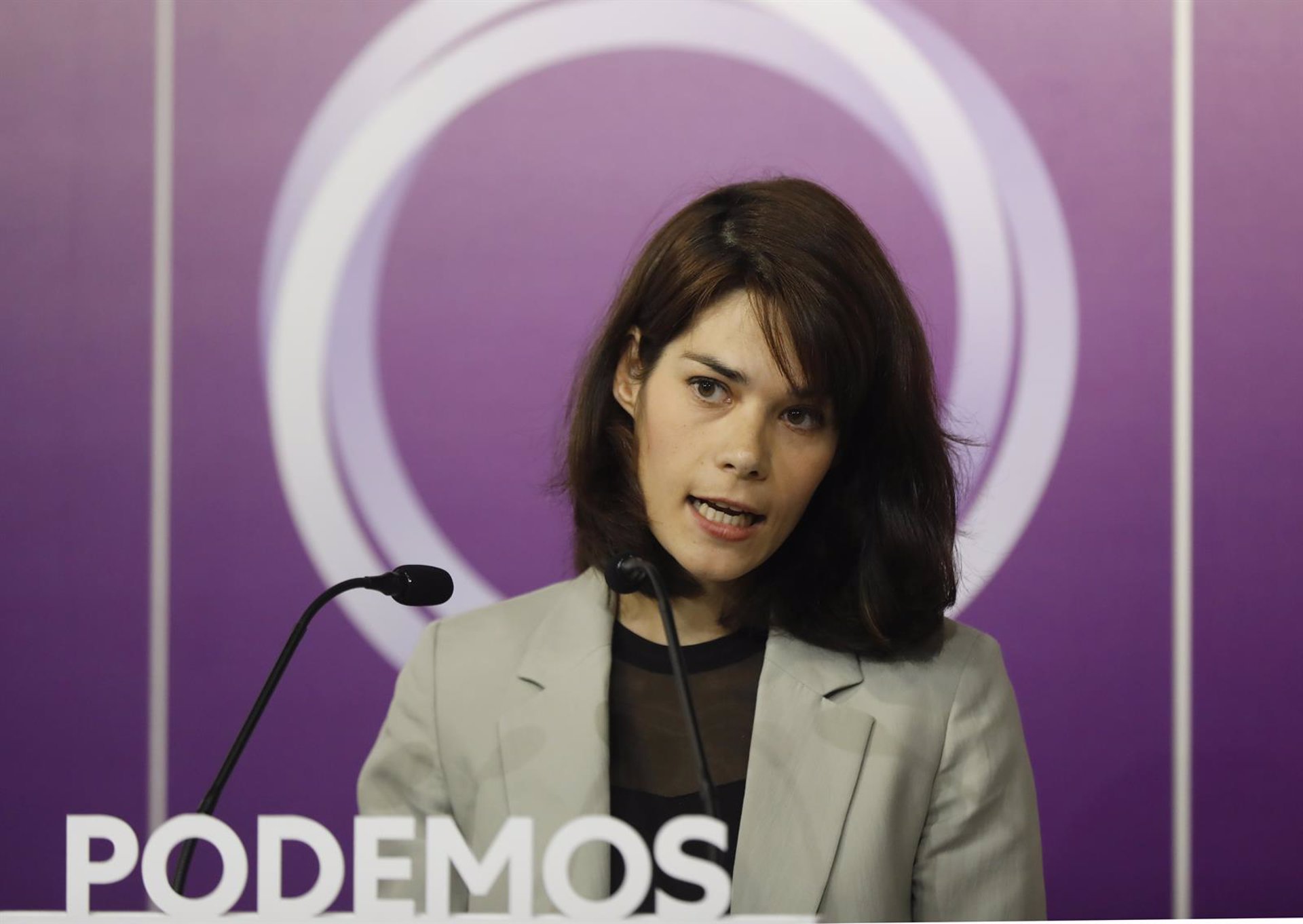 La coportavoz de Podemos, Isa Serra