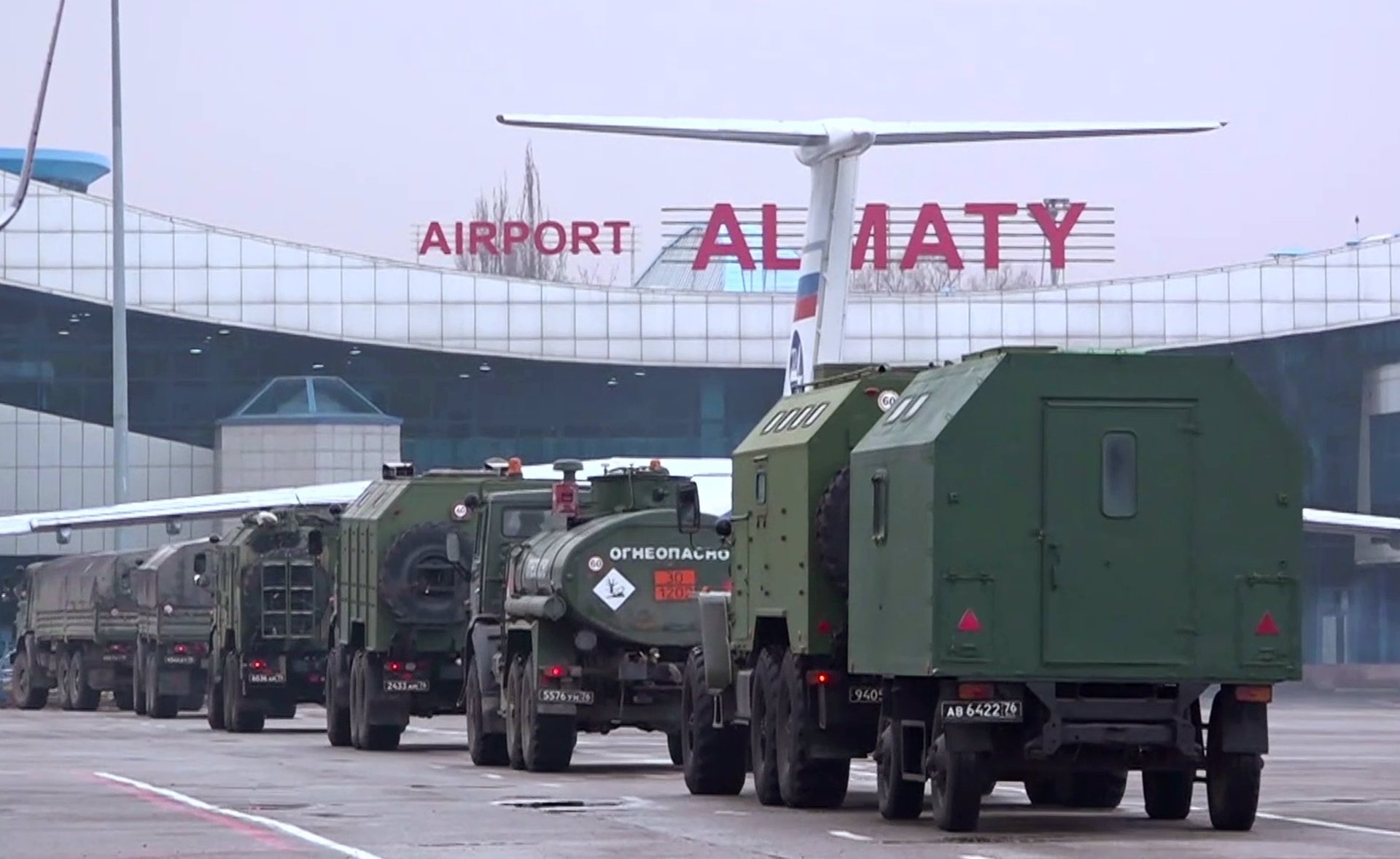 Las tropas rusas están ya totalmente operativas en infraestructuras clave de Kazajistán