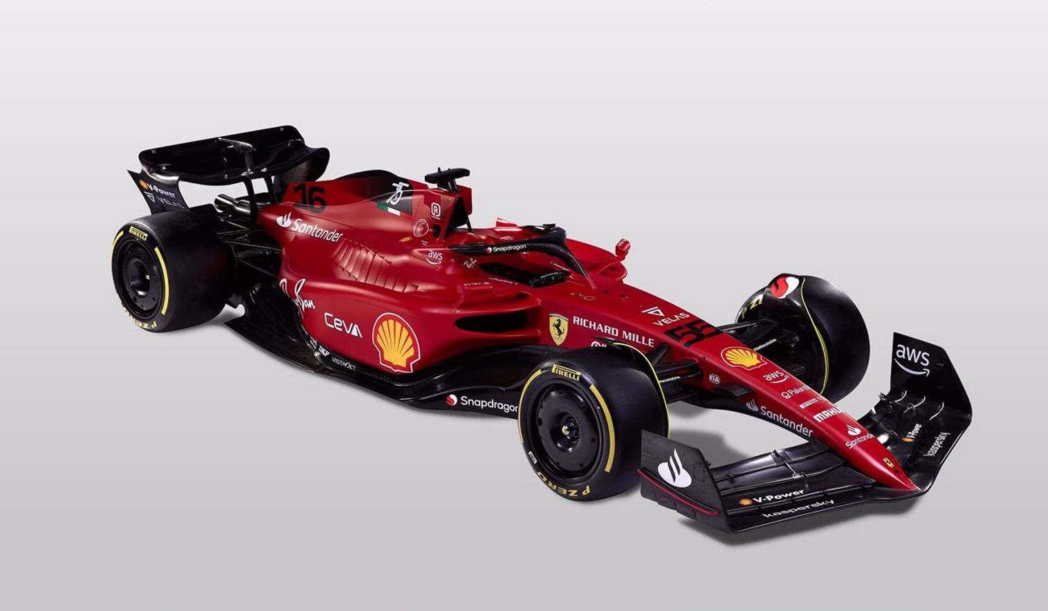 El nuevo Ferrari F1-75, presentado de forma virtual
