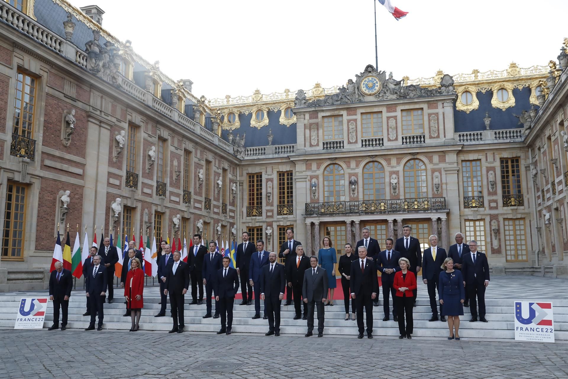 Encuentro de los jefes de Estado y de Gobierno de la UE en Versalles