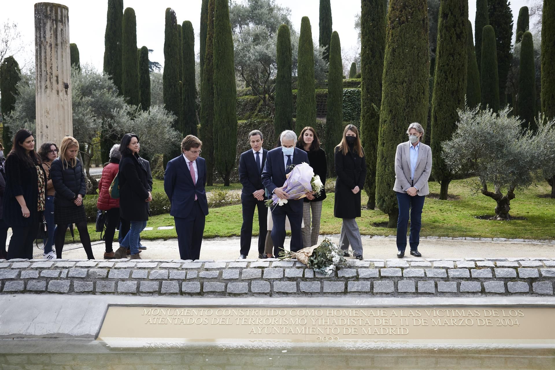 Inauguración de un memorial en recuerdo de las víctimas del 11-M