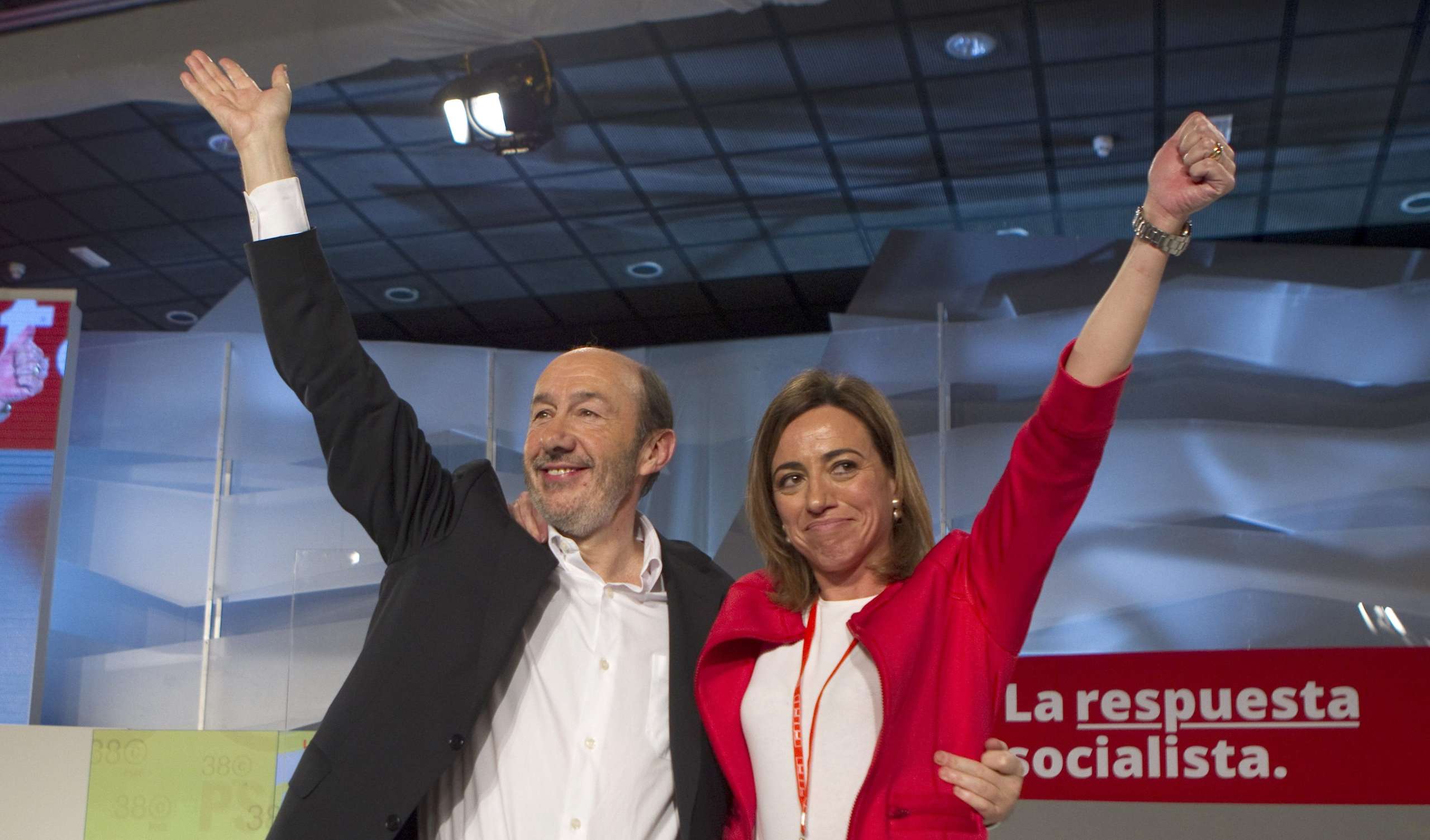 Chacón y Rubalcaba, en el 38 Congreso del PSOE