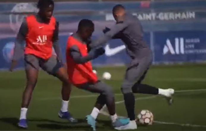 Mbappé, duda para el Bernabéu al lesionarse en el entrenamiento