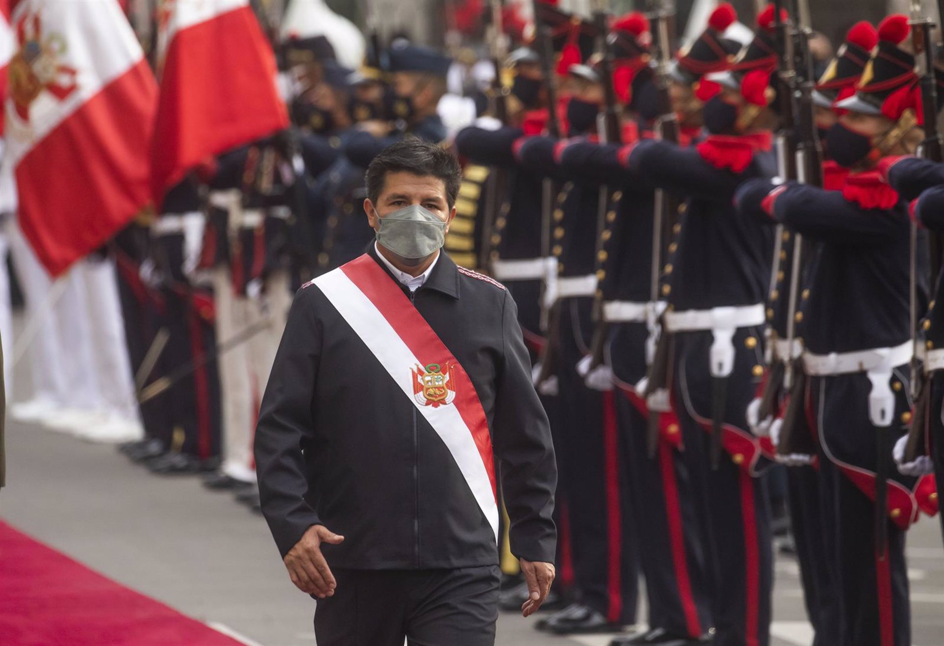 El ya ex presidente de Perú, Pedro Castillo