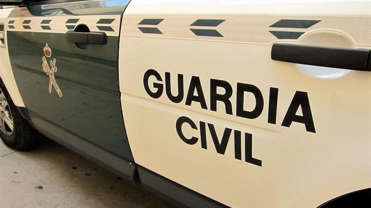 Un coche de la Guardia civil