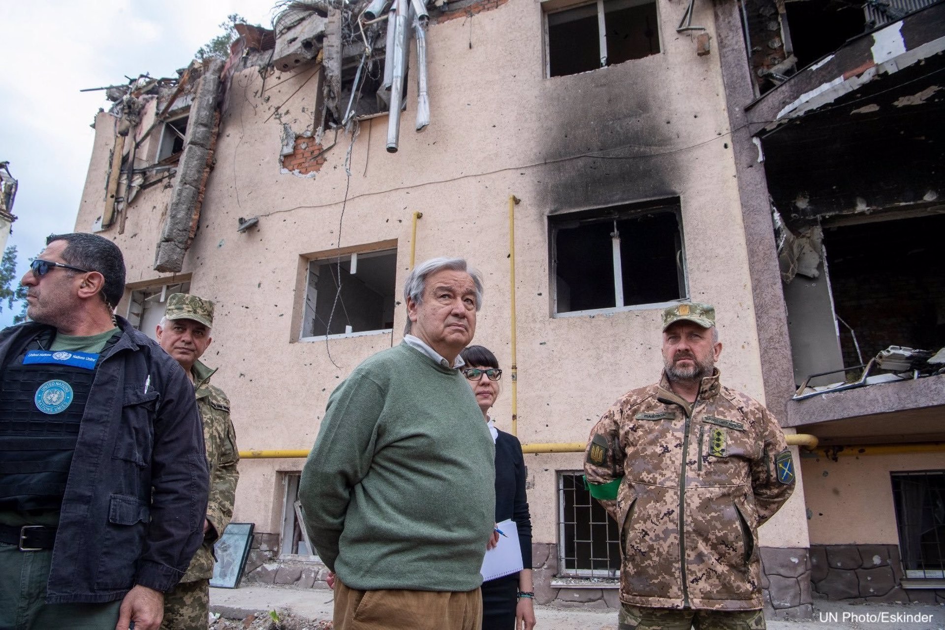 Guterres promete que la ONU "redoblará sus esfuerzos" para salvar vidas en Ucrania 