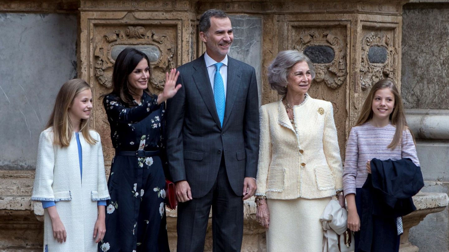 La Familia Real pone fin a la tradición y no asiste a la misa de Pascua en la catedral de Palma