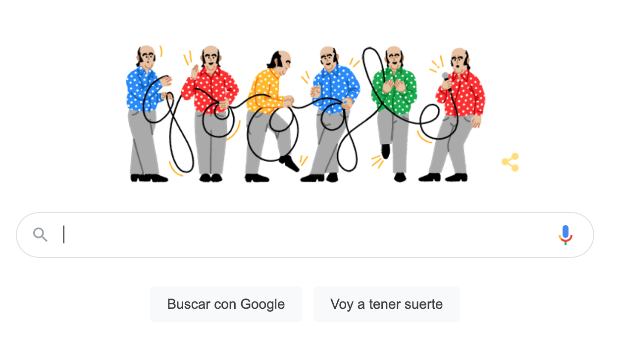 Google homenajea a Chiquito de la Calzada en lo que habría sido su 90 cumpleaños
